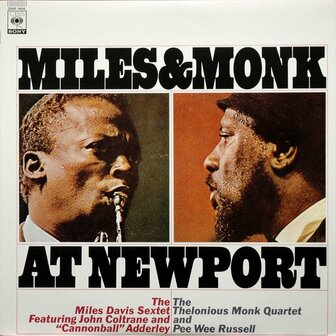 MILES DAVIS - MILES &amp; MONK AT NEWPORT (LP)