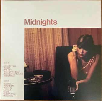 TAYLOR SWIFT - MIDNIGHTS (LP-BLOOD MOON EDITION)