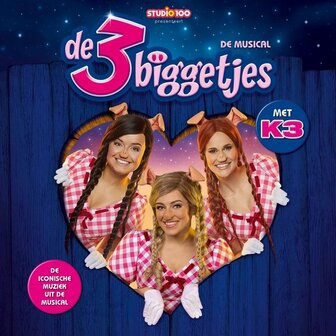 K3 - DE 3 BIGGETJES DE MUSICAL (2LP)