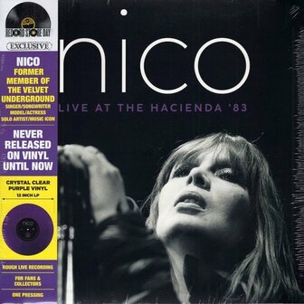 NICO - LIVE AT THE HACIENDA &#039;83 (LP)