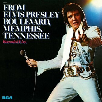 ELVIS PRESLEY - FROM ELVIS PRESLEY BOULEVARD LIVE (LP)