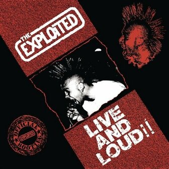 EXPLOITED - LIVE AND LOUD (LP)