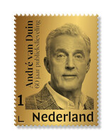 André van Duin - Gouden Postzegel PostNL 60 Jaar Publiekslieveling André van Duin - Gouden Postzegel PostNL 60 Jaar Publiekslieveling